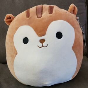 Sawyer Squirrel 12”  Squishmallow  Brand New With Tags